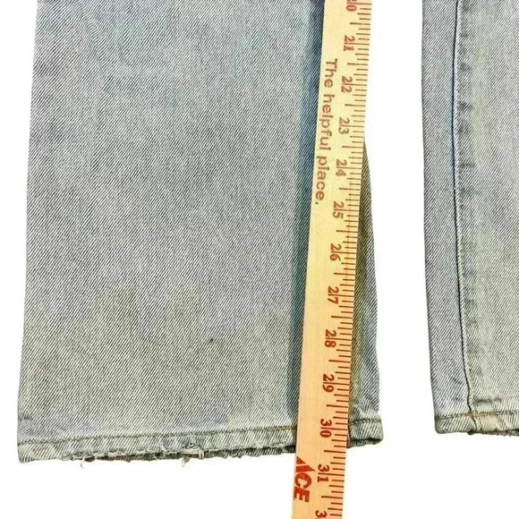 BDG Urban Outfitters Light Wash Bootcut Distressed Denim Jeans Size 27 High Rise - Picture 10 of 10